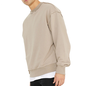 Sudadera de Algodón Orgánico de Corte Holgado para Hombre, con Capucha y Cuello Redondo, Impresión Personalizada, Bordado en Relieve, Diseño Sólido, Otoño, Venta al por Mayor - Product Image 2