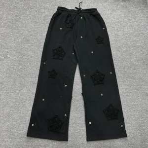 Venta al por mayor ácido lavado pantalones de chándal de los hombres de alta calidad pantalones de chándal con bolsillos logotipo personalizado pantalones de chándal para los hombres - Product Image 3