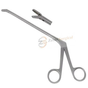 Zelmi Disco intervertebral quirúrgico Rongeur Fórceps Mordazas lisas hacia arriba, hacia abajo y recto, instrumentos de cirugía de columna de 1mm a 5mm - Product Image 5