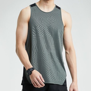 Camiseta sin mangas de corte regular personalizada para hombre, talla de EE. UU., diseño suave, estampado de pantalla, transpirable, logotipo OEM - Product Image 1
