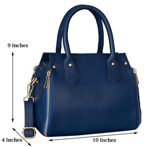 Bolso de Mano de Cuero Genuino de Alta Calidad, Último Diseño, Gran Capacidad, 11\" X 9.0\", Duradero, Hecho por Fabricante Indio - Product Image 3