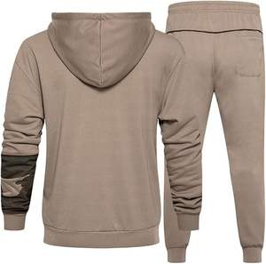 Chándal atlético con capucha de alta calidad para hombre, informal, con cremallera completa, ligero, transpirable, de secado rápido, chándal para correr, salón de invierno - Product Image 6