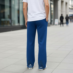 Pantalones Deportivos de Hombre de Alta Calidad, 100% Algodón Grueso, con Logotipo Personalizado Impreso en DTF, Estilo Casual Urbano, Holgados y Desgastados - Product Image 6