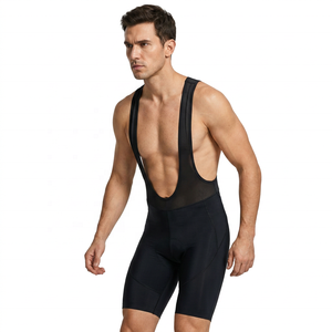 Cuissard de cyclisme ajusté pour homme en Spandex, écologique, respirant, séchage rapide, anti-humidité, longueur courte - Product Image 2