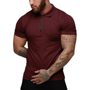 2026 <b>High</b> Quality Custom logo 1/4 Zipper Sublimation 180 GSM Cotton Polo <b>shirt</b> Polos <b>Shirt</b> Golf Wear <b>Collared</b> t <b>Shirt</b> for <b>Men</b> - Product Image 5