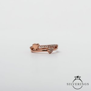 Anillo de Plata de Ley 925 Silverings con Zirconia, Diseño Romántico Vintage, Incrustaciones Religiosas y Geométricas, Bañado en Rodio, para Compromiso - Product Image 5