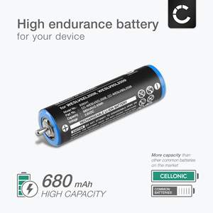 Batería de Repuesto Recargable de 36V 680mAh para Afeitadora Eléctrica, para Afeitadoras de Lámina Doble y Triple, Lavable - Product Image 5