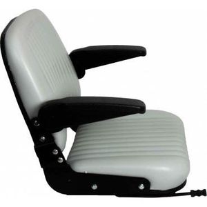 Siège compact pour tracteur, chariot élévateur, tondeuse à gazon, chargeur avec rails coulissants - Product Image 3