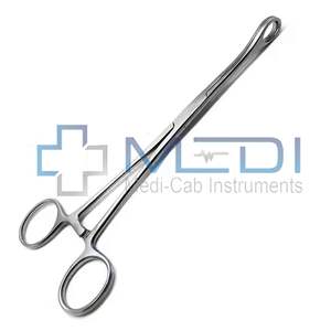 Foerster Fuente de alimentación manual Fórceps de acero inoxidable Instrumentos de sujeción quirúrgicos dentados rectos Instrumentos quirúrgicos básicos - Product Image 4