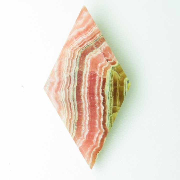 Superb Quality Pink Rhodochrosite Cabochon Natural Faceted Cut Rhombus Shape for DIY Fine Jewelry Making Crafting-Wholesale
