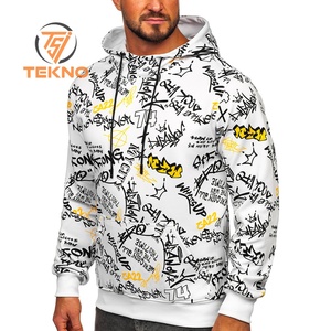 เสื้อฮู้ดผู้ชายแบบปรับแต่งได้เสื้อฮู้ดน้ำหนักเสื้อฮู้ดดี้พิมพ์ลายซับลิเมชันดีไซน์ตามสั่ง88% 12% โพลีเอสเตอร์ - Product Image 4