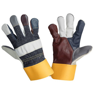 Gréement de meubles Gants à main industriels Construction Agriculture Jardinage Mécanique Entrepôt Peau de vache Duty Heavy - Product Image 4