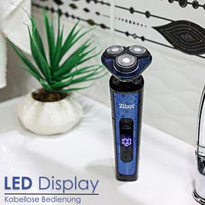 Rasoir électrique 4 en 1 pour hommes, tondeuse à barbe, tondeuse à poils du visage, tondeuse à poils du nez, triple lame, étanche IPX7, alimentation USB - Product Image 6