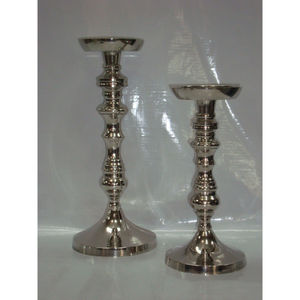 Candelabro de aluminio con Pedestal de diseño moderno, soporte de vela Vintage de lujo, alto pulido - Product Image 3