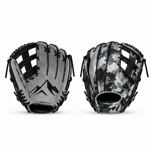 Tournament Baseball Fielding Mitts Professional Leather Gloves Durable Comfortable <b>Fit</b> Design For Infield Outfield Players - Product Image 1