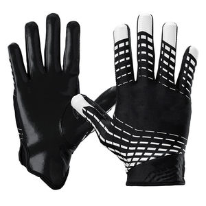 Gants de football américain super adhérents en gros, gants de receveur de football, gants de frappe de baseball avec silicone à haute adhérence - Product Image 1