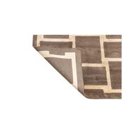 Modern Elegant Large Hand-Knotted Silk Carpet Sleek Sophistication Abstract Geometric Twisted Prayer Cut Pile Area Rugs Sets