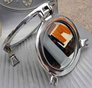 แก้วติดผนังลายช่องหน้าต่างทองเหลืองการเดินเรือของตกแต่งบ้านของขวัญของตกแต่งผนังสินค้าของขวัญ - Product Image 2