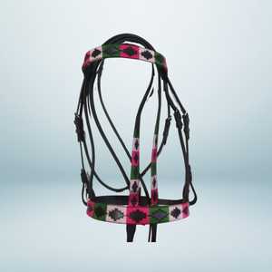 Brida de Polo de Cuero Premium, Elegante, Duradera y Cómoda, Brida para Montar a Caballo, Equipo Ecuestre de Alto Rendimiento, Ajustable - Product Image 1