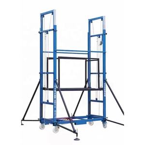 वायरलेस नियंत्रण के साथ फोल्डेबल इलेक्ट्रिक मचान लिफ्ट, परिवहन में आसान, निर्माण रखरखाव और निर्माण के लिए एकदम सही - Product Image 5