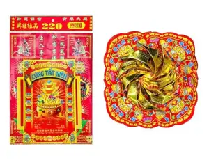 Set kertas joss akhir tahun tradisional kertas joss kualitas tinggi Vietnam untuk koneksi Dewa kapal kerja