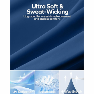 Camiseta de Compresión Unisex de Manga Larga, Transpirable, de Secado Rápido, con Estampado por Sublimación, para Correr, Protección contra Rozaduras, 220g - Product Image 6