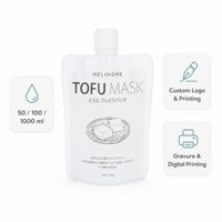 Pochette souple personnalisée avec bec verseur et bouchon, 50ml, 100ml, 1000ml, pour emballage de détergent, shampoing et cosmétiques