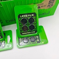 Film de protection d'objectif d'appareil photo en verre trempé 9H ultra transparent résistant aux rayures, découpe précise pour la série Redmi Note, ajustement parfait