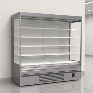 Réfrigérateur Vitrine Verticale <span class=keywords><strong>Multi</strong></span>-Niveaux Ouvert pour Fruits et Légumes de Supermarché, Fourniture Directe Usine - Product Image 2