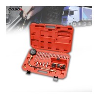 Cosda SD-8003 - Probador de Compresión de Motor Diésel Rotatorio, Herramienta de Diagnóstico, Kit de Prueba de Cilindros de 37 Piezas, Garantía de 24 Meses para Camry