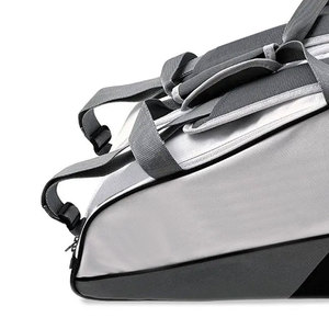 Vente en gros de sacs à dos de pagaie respirants personnalisés chaussures imperméables compartiment coton tissu impression Logo raquettes de tennis pickleball - Product Image 6