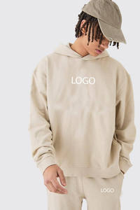 Ensemble survêtement léger de jogging, sweat-shirt à capuche oversize à ourlet fendu et pantalon de survêtement à jambe large, style streetwear personnalisé - Product Image 3