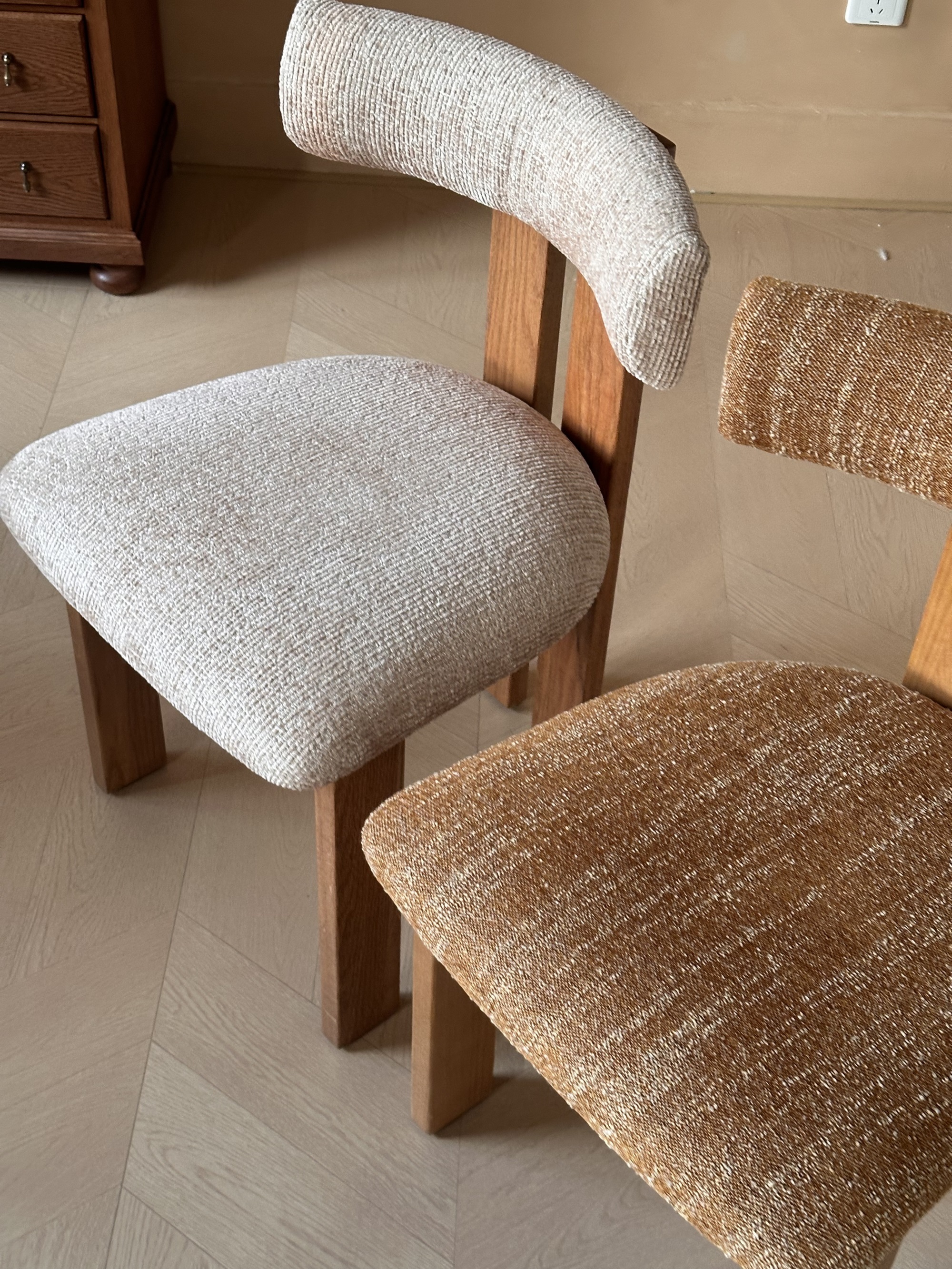 dining chairs light oak