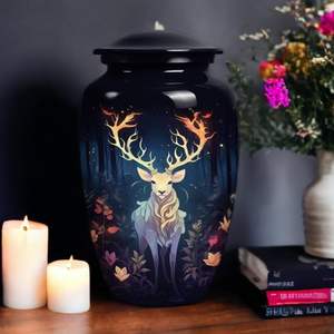 Majestuosas urnas de cremación de ciervo para cenizas de adultos, entierro para papá, urna funeraria masculina y femenina para hombres y mujeres, urna conmemorativa, tamaño personalizado - Product Image 6