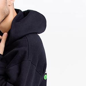 เสื้อฮู้ดมีซิปงานตามสั่งผ้าฝ้าย100% สำหรับผู้ชายเสื้อมีฮู้ดแบบรูดซิปพิมพ์ลายพอง - Product Image 4