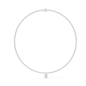 สร้อยคอเพชรแล็บ 4.53 กะรัต ทรงกลมเจียระไนแบบบริลเลียนท์ ทอง 18KT, 14KT สีขาว สีเหลือง สีโรสโกลด์ เครื่องประดับหรูหรา - Product Image 5