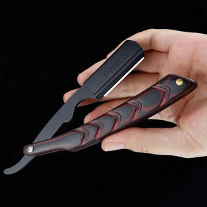 Navaja de Afeitar Profesional de Alta Calidad con Hoja Recta Plegable para Barbería, Navaja de Seguridad para Depilación Fabricada por Pissco - Product Image 4