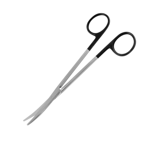 Ciseaux pour pansements personnalisés demi-noir 115mm lame incurvée vente en gros de ciseaux pour salle de chirurgie chirurgicale - Product Image 4
