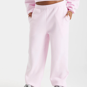 Pantalon de jogging avec logo personnalisé pour femmes pantalon de survêtement à taille élastique réglable avec coupe ample pour l'été - Product Image 4