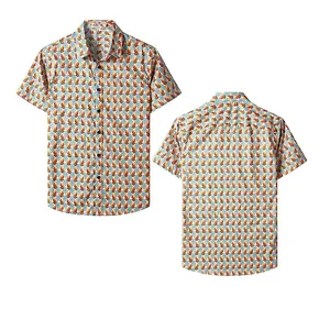 Oem/Odm Service <b>Cheap</b> American Size 5xl Knitted Sublimation Eco-Friendly Quick Dry Custom Colors & Logo <b>Shirts</b> for Men Plus Size - Product Image 1