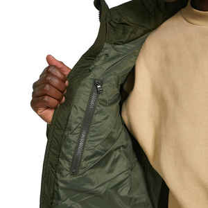 Chaqueta acolchada estampada OEM personalizada para hombre, chaqueta de invierno informal con logotipo personalizado para hombre con bolsillos en varios colores - Product Image 6