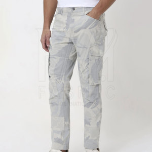 Pantalon cargo multi-poches de marque Logo sur mesure Camouflages de mode d'été pour hommes purs avec 100% coton - Product Image 3