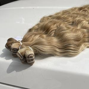 เครื่องต่อผมมนุษย์เวียดนามผมลอนคู่สีเปียโน - Product Image 2