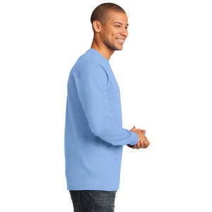 T-shirt élégant à manches longues pour hommes en gros 100% coton - Product Image 3