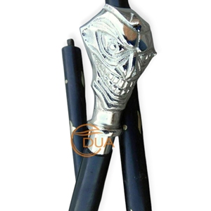 ไม้เท้าเดินไม้สไตล์วิคตอเรียโบราณด้ามจับโจ๊กเกอร์น้ำหนักเบาปลายยางไม้เท้าเดินแบบวินเทจหรูหรา - Product Image 5