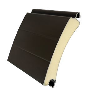 Panneau de porte de <span class=keywords><strong>garage</strong></span> moderne en alliage d'aluminium avec bord de sécurité photoélectrique, marche arrière automatique en cas d'obstacle détecté, surface finie - Product Image 6