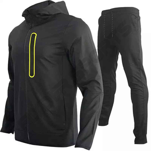 Ropa deportiva de gimnasio transpirable para hombre de calidad superior Traje de jogging de 2 piezas personalizado Chándal de fondo activo - Product Image 3
