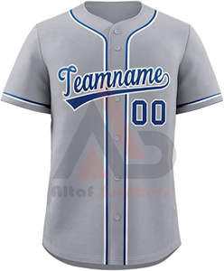 เสื้อเบสบอลลายทางแบบกำหนดเองสำหรับผู้ชายและผู้หญิง เสื้อคอวี ปรับแต่งชื่อทีม หมายเลข โลโก้ 100% โพลีเอสเตอร์ ระบายอากาศได้ดี แห้งเร็ว - Product Image 5