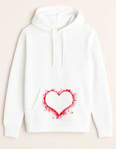 เสื้อฮู้ดแบบสวมหัวของผู้หญิง, ผ้าฝ้ายปักลายธรรมดาย้อมสีพิมพ์ดิจิตอลสวมใส่สบาย100% พิเศษสำหรับฤดูหนาว - Product Image 5