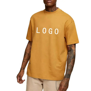 Camiseta de gran tamaño personalizada para hombre, camiseta de talla grande de algodón 100% con logotipo estampado, camisetas grandes y altas, camisetas holgadas personalizadas para hombre - Product Image 5